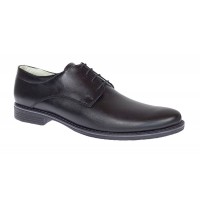 Pantofi casual barbati - Model negru din piele naturala 859N